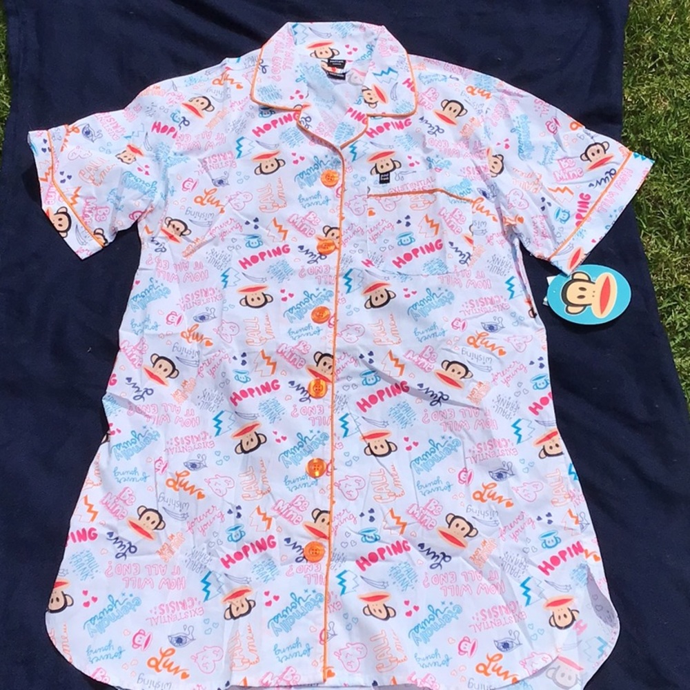 Paul Frank Summer 🌞🌸 Sleep Shirt Size Small